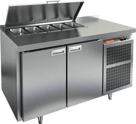 СТОЛ ДЛЯ САЛАТОВ HICOLD SL1-11GN C КРЫШК. (1390х700х850мм, 0,15, +2/+10, для 5хGN1/3)
