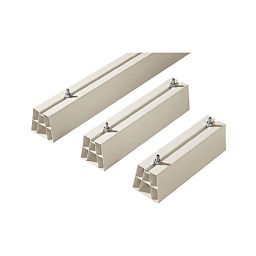 Опора кондиционерная ПВХ ARTIPLASTIC (1000х80мм, белая RAL9001)