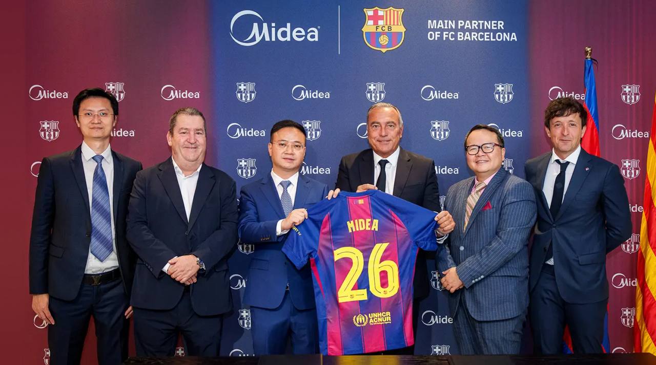 Midea — новый главный партнёр ФК «Барселона»