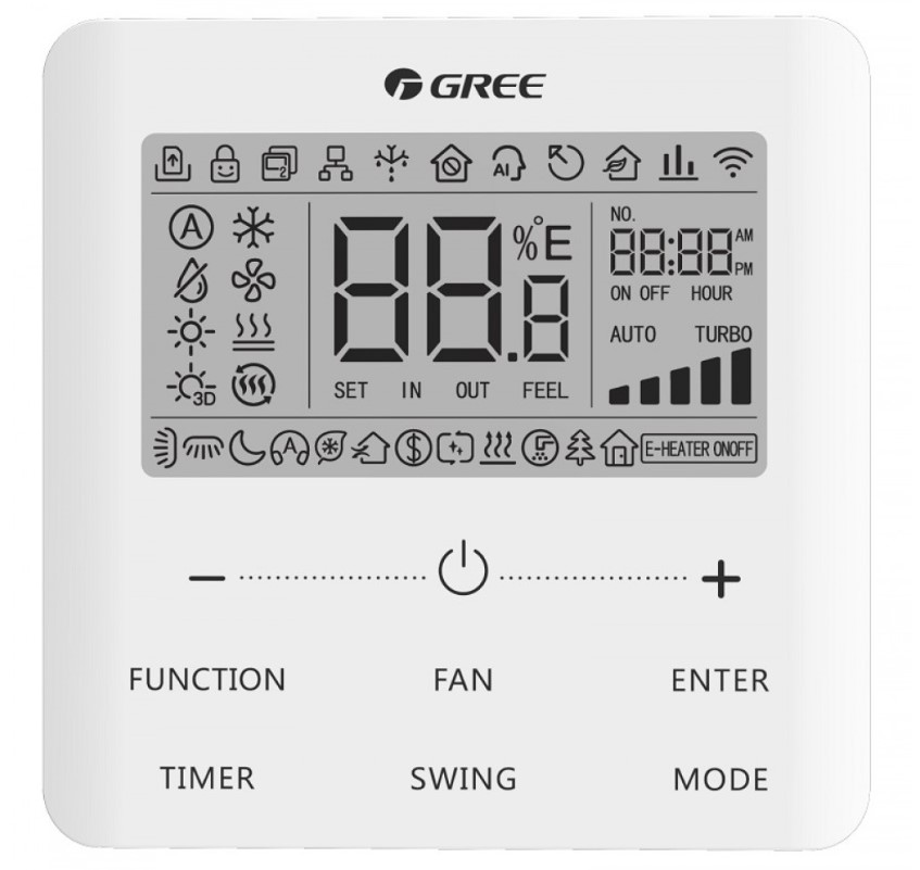 Проводной пульт GREE XE7A-24/HC с поддержкой Wi-Fi