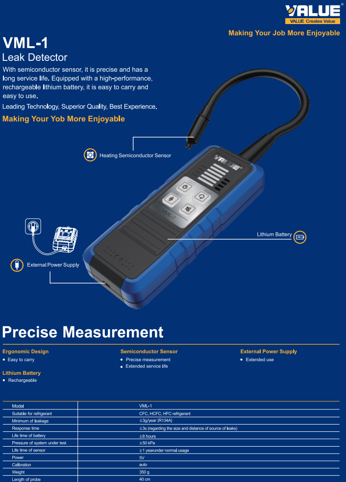 Течеискатель VALUE NAVTEC