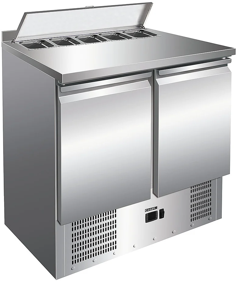СТОЛ ХОЛОДИЛЬНЫЙ ДЛЯ САЛАТОВ COOLEQ S901-5GN 1/6 (900x700x880/920мм, 220В,  0.2кВт; 257л, +2/+8, для 5хGN1/6)