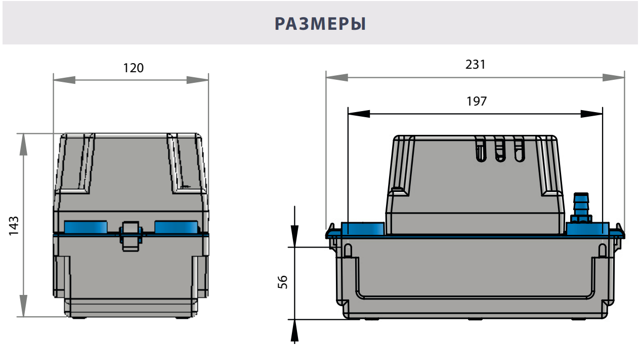 Дренажный насос SFA Sanicondens Basic Eco 
