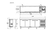 Стол холодильный  ARKTO (Аркто) СХС-4-70